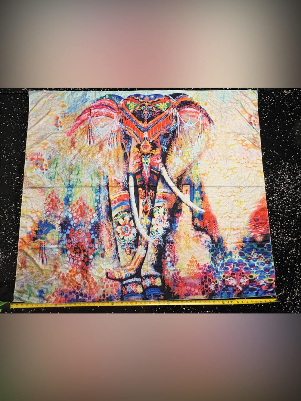 Vibrant Multicolor Abstract Wall Art Tapestry